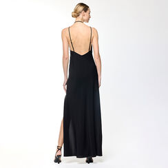 Robe noire en tissu, Primadonna, 23C923170TSNEROM, 002 preview