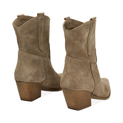 BOOTS RAIN DEMI-BOOT TEXAN SUEDE BEIG, Primadonna, 271020670CMBEIG036, 003 preview