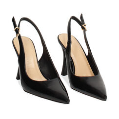 Escarpins noirs talon 9,5 cm, Chaussures, 272141201VENERO036, 003 preview