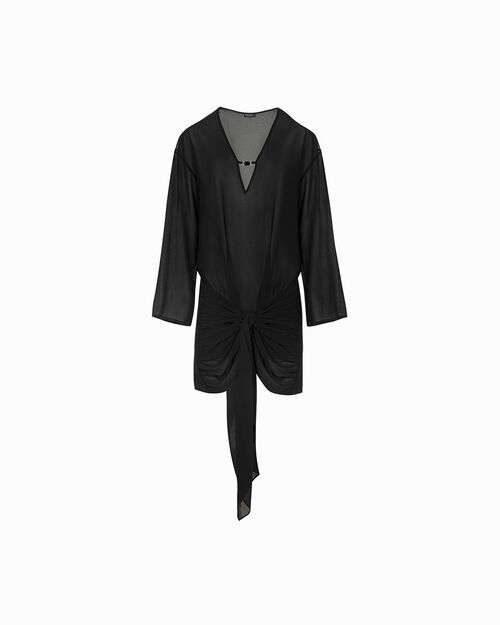 Copricostume nero elegante, BLACK