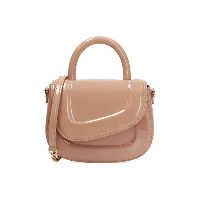Mini bag nude con tracolla removibile, Borse, 275126810VENUDEUNI