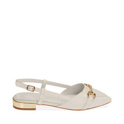 Ballerine slingback bianche, Primadonna, 214974161EPBIAN038, 001a