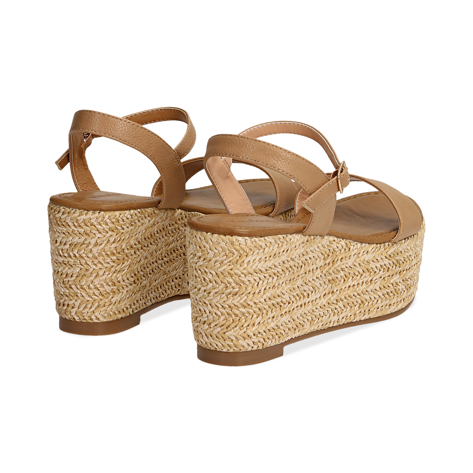 sandali zeppa piatta