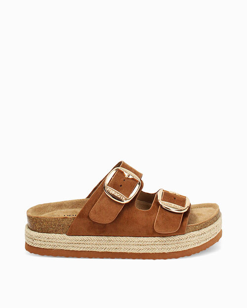 Fussbett cognac tacco 4,5 cm, COGNAC