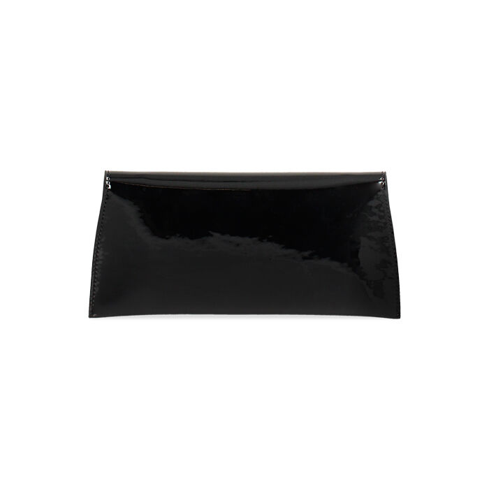 Pochette donna nera in vernice Primadonna Collection - Main Image