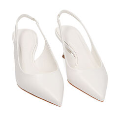 CALZATURA DECO. SLINGBACK SINTETICO BIAN, Primadonna, 212141502EPBIAN035, 002a