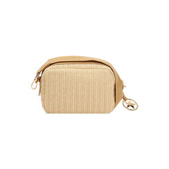 Mini sac beige pour femme en raphia, Primadonna, 255700531RFBEIGUNI, 004 preview