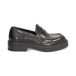 Mocassins noirs à talon de 6,4 cm pour femme, Primadonna, 26P620708EPNERO035, 001 preview
