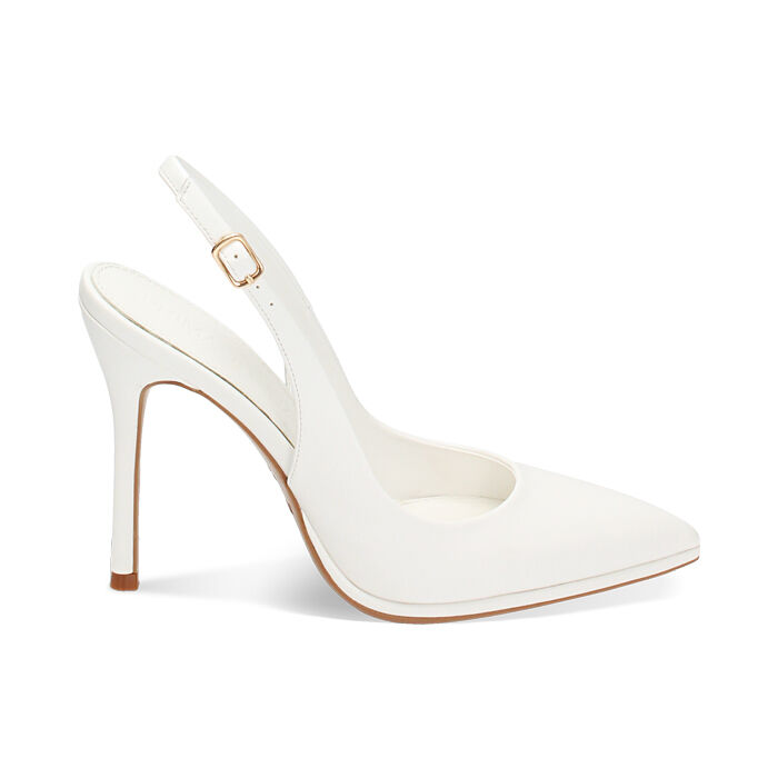 Zapatos de tacón Bailarinas blancos, Special Price, 232186203EPBIAN039