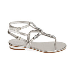 Sandali infradito argento, Primadonna, 214909931LMARGE035, 001 preview