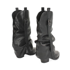 WOMEN SHOES BOOTS TEXANO SYNTHETIC NERO, Primadonna, 263063906EPNERO037, 003 preview