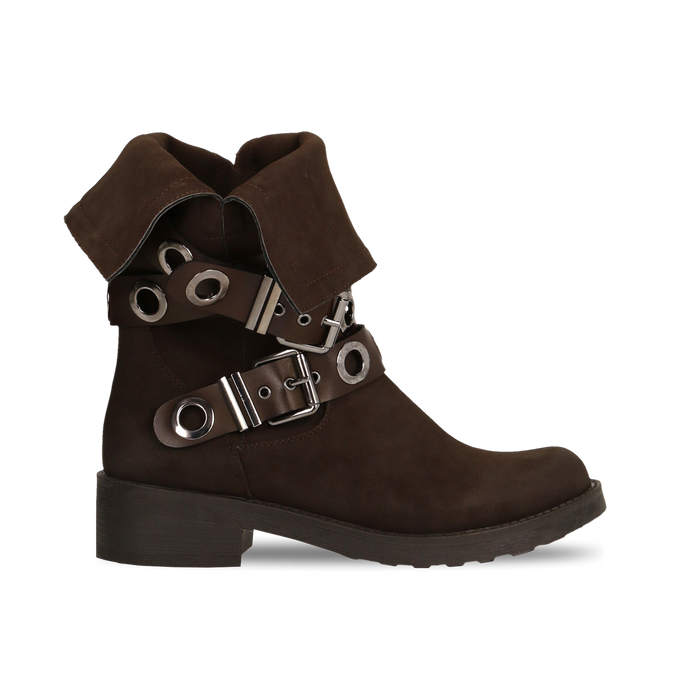 Stivaletti Con Fibbie E Borchie Biker Boots Primadonna Collection