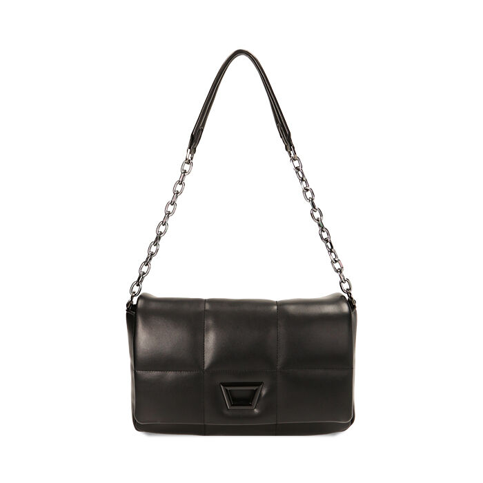 Borsa a tracolla matelassé nera, Primadonna, 225125027EPNEROUNI