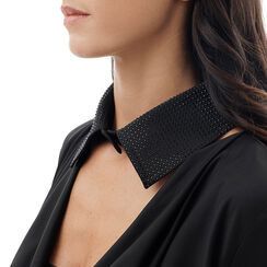 Vestito nero con colletto, Promozioni, 24C923678TSNEROL, 004 preview