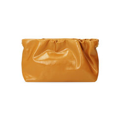 Pochette ocra lucida con tracolla removibile, Primadonna, 261751040EUOCRAUNI, 004 preview