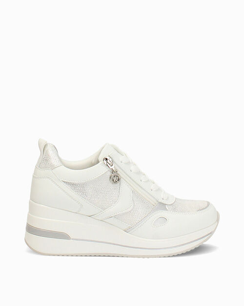 CHAUSSURES POUR FEMMES SNEAKERS SYNTHETI, WHITE
