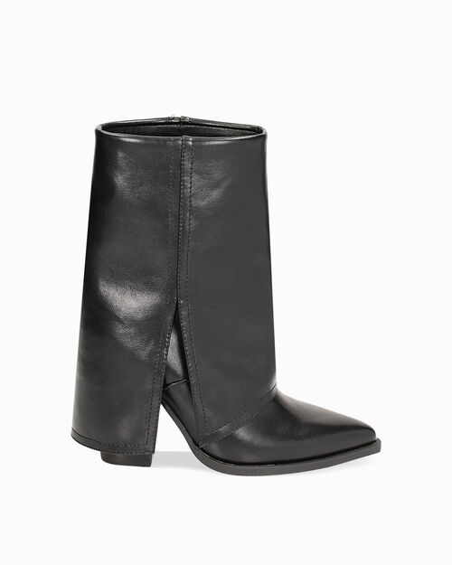 WOMEN SHOES DEMI-BOOT SYNTHETIC NERO, BLACK