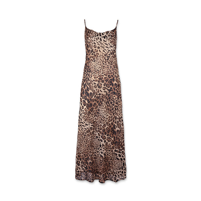 Robe femme léopard en tissu, Primadonna, 25C910002TSLEOPM