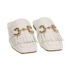 Sabot bianchi con frange, Primadonna, 214907822EPBIAN035, 002 preview