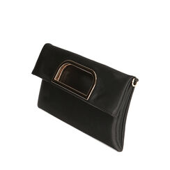 BAG POCHETTE RASO NERO, Primadonna, 215108714RSNEROUNI, 002a