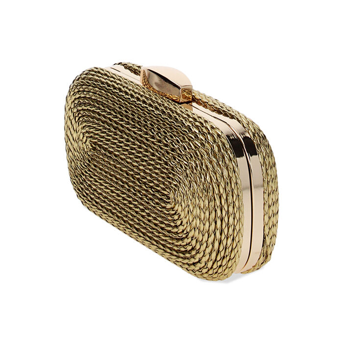 Clutch donna ovale oro Primadonna Collection
