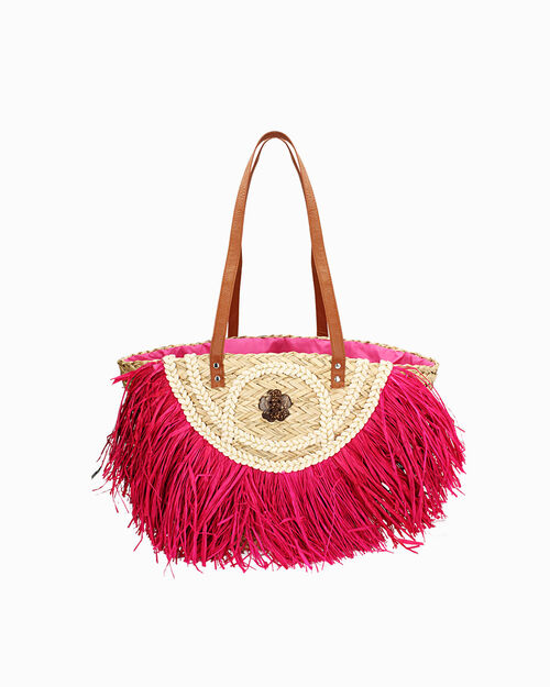 BAG MAXI SEA STRAW FUCS, 
