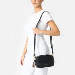 Borsa a tracolla donna nera, Primadonna, 255705312EPNEROUNI, 002 preview