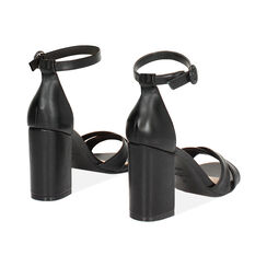 Sandale à talon femme noire avec talon large, Primadonna, 252783454EPNERO035, 004 preview