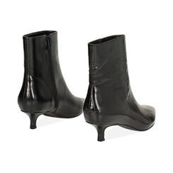 Tronchetti neri in stampa cocco con tacco di 4,5 cm, Primadonna, 264908607CCNERO038, 004 preview