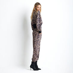 Pantaloni leopard in microfibra, Primadonna, 22C910106MFLEOPM, 003 preview