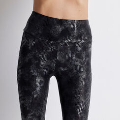 Leggings nero/argento stampa vipera, Primadonna, 22B400301EVNEARUNI, 004 preview