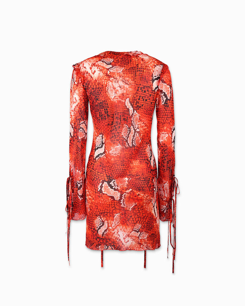 Vestito donna arancio corto image number null