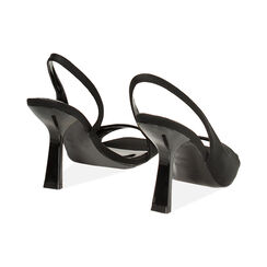 Sandalo donna neri fashion, tacco 9,5 cm, Primadonna, 252178111LYNERO036, 004 preview