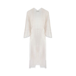 Poncho donna bianco-oro in tessuto, Primadonna, 25B450210TSBIORUNI, 003 preview