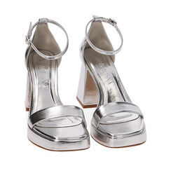 WOMEN SHOES SANDAL LAMINATED ARGE, Primadonna, 212158215LMARGE041, 002a