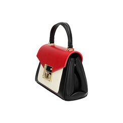 Mini bag donna nera-panna, Primadonna, 255100815EPNEPAUNI, 003 preview