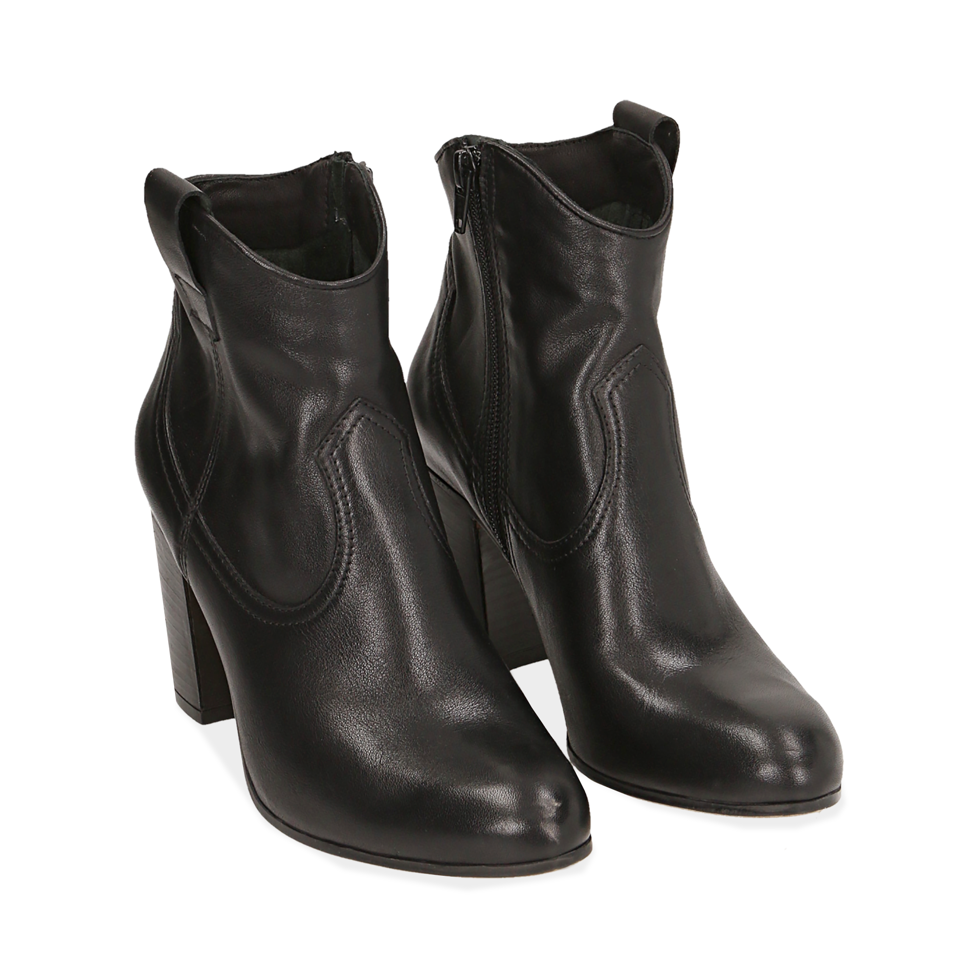 bottines noires femme talon 7 cm