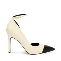 D&eacute;collet&eacute; open shank panna, tacco stretto 10,7 cm, Primadonna, 242102022EPPANN036, 001a