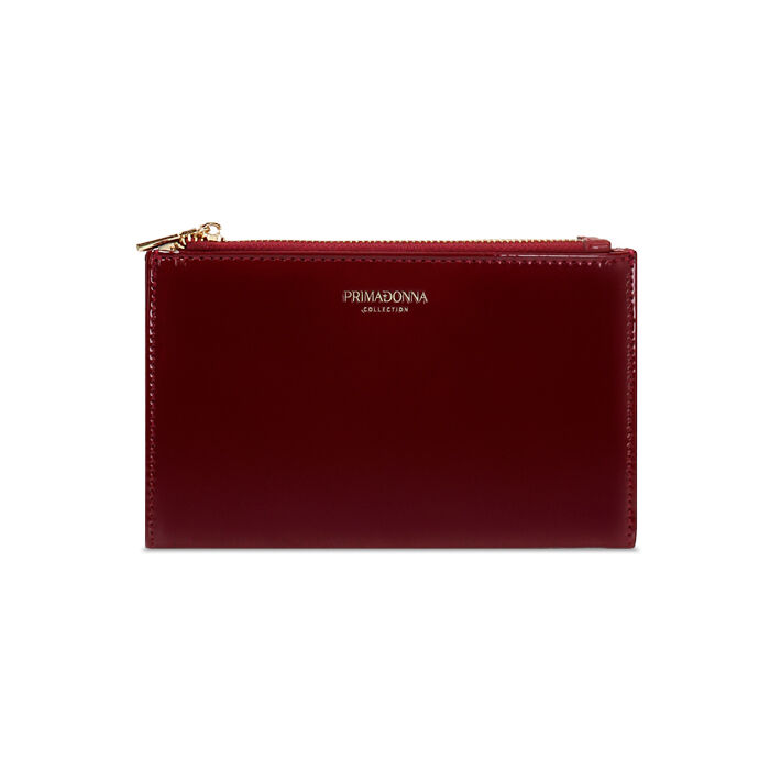 Portafoglio donna cherry a cerniera, Primadonna, 255101005VECHERUNI