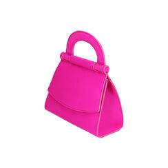 Mini bag fucsia in tessuto, Primadonna, 225125026LYFUCSUNI, 002 preview