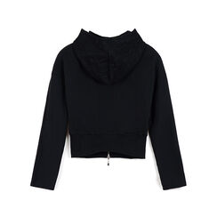 Sudadera negra de tela con detalles sofisticados, Primadonna, 26C925181TSNEROL, 003 preview
