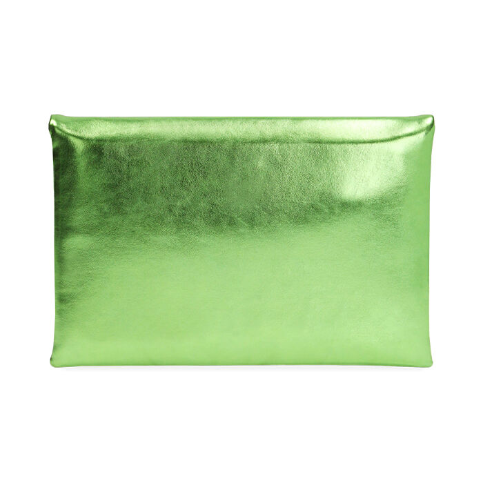 Pochette donna verde laminato | Primadonna Collection