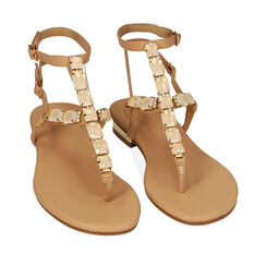ZAPATOS FLAT SINTETICO BEIG, Primadonna, 214909931EPBEIG036, 002a