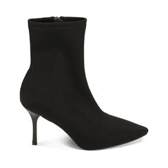 WOMEN SHOES DEMI-BOOT LYCRA NERO, Primadonna, 222162809LYNERO036, 001a