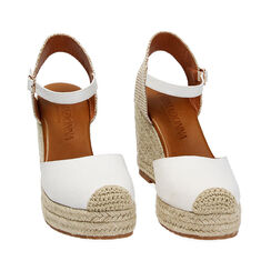 Espadrilles blanches en toile, Primadonna, 234920102CABIAN037, 002 preview