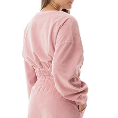 Sweat-shirt rose en velours côtelé, Primadonna, 20C910002VLROSAS, 002 preview