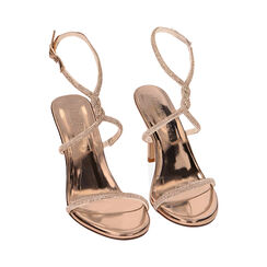 Sandali rosa oro, tacco 11 cm, Primadonna, 21N315507LMRAOR035, 002 preview