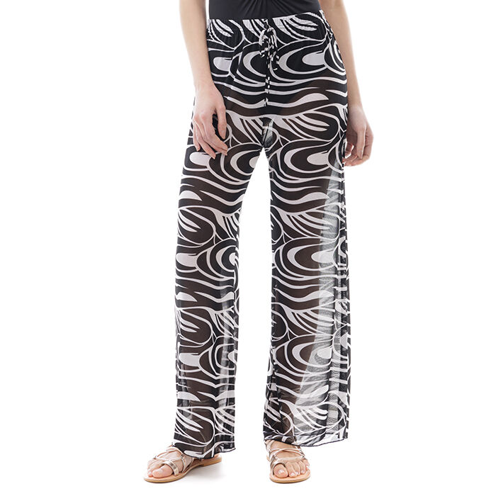 Pantaloni stampa nero/bianca, Primadonna, 21L505123TSNEBIUNI