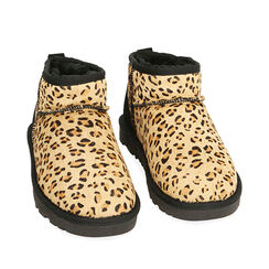 Stivaletti leopard in camoscio , 20L855022CWLEOP035, 002a