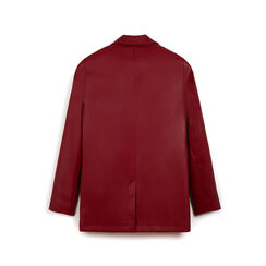 Chaqueta roja de material sintético con diseño moderno, Primadonna, 266541203EPROSSM, 002a